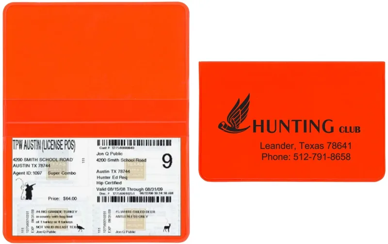 Custom Branded Foldover Card Case — view 3