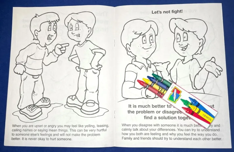 How to Handle Stress and Conflict Coloring & Activity Book — view 2