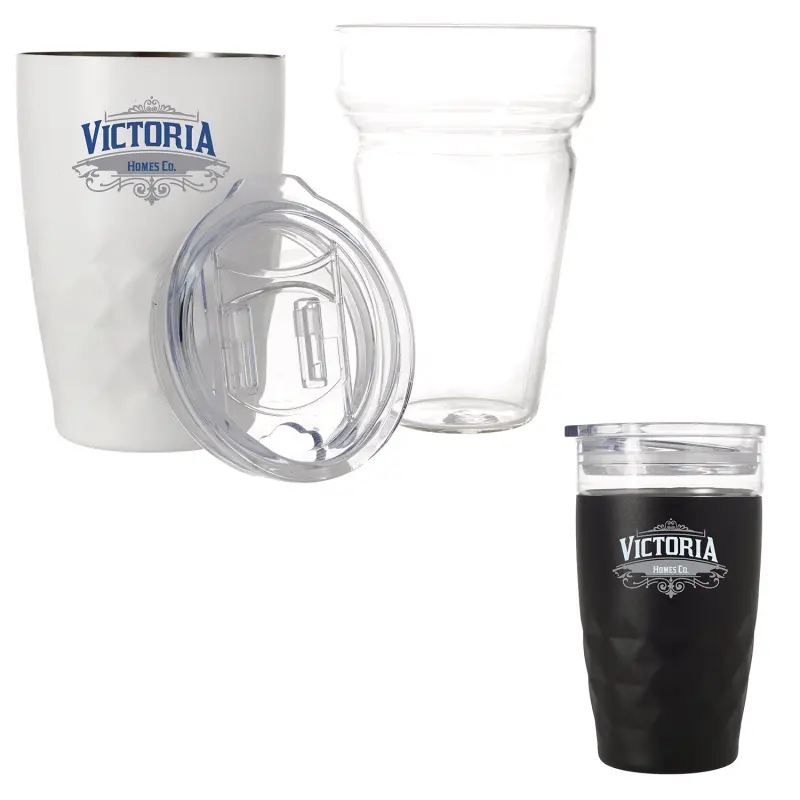 Custom Howard Glass Vacuum Tumbler - 14 oz.