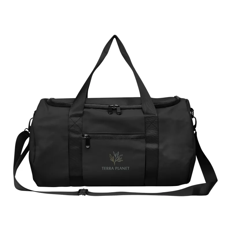 Hudson rPET Leatherette Duffel Bag — view 2