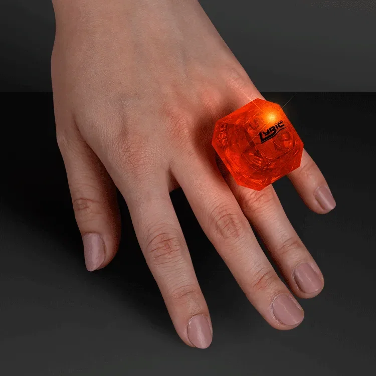 Huge Red Gem Lighted Rings — view 5
