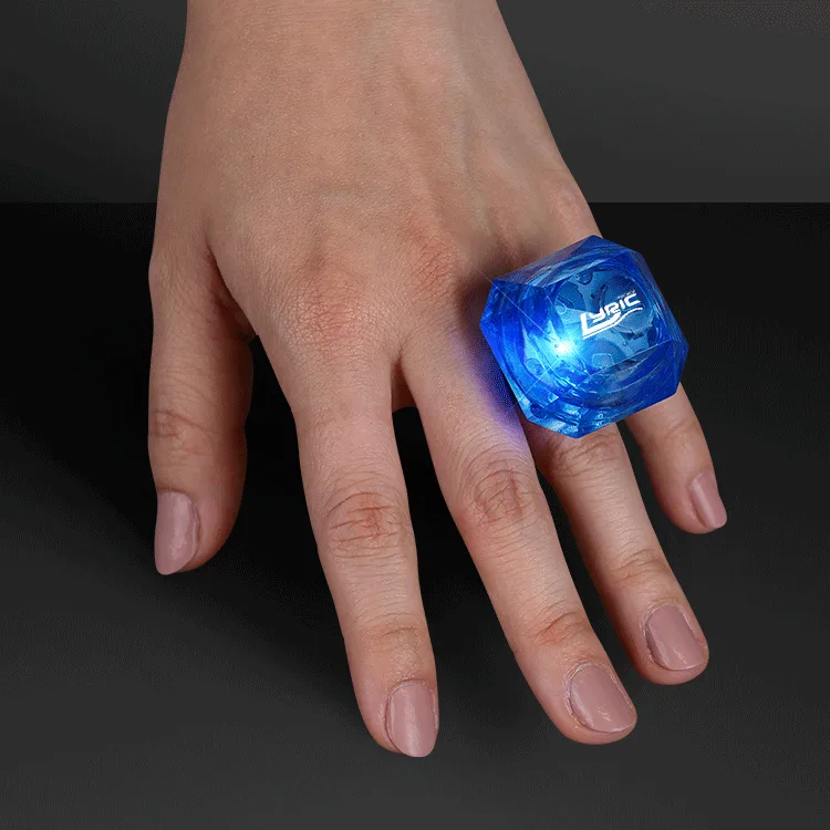 Huge Red Gem Lighted Rings — view 6