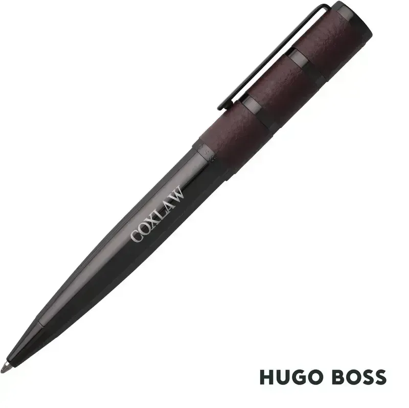 Hugo Boss Custom Logo Ballpoint Pen - Formation Grained