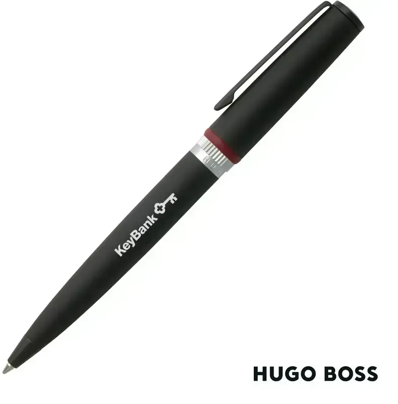 Hugo Boss Chrome Gear Ballpoint Pen - High Quality Promotional Pen
