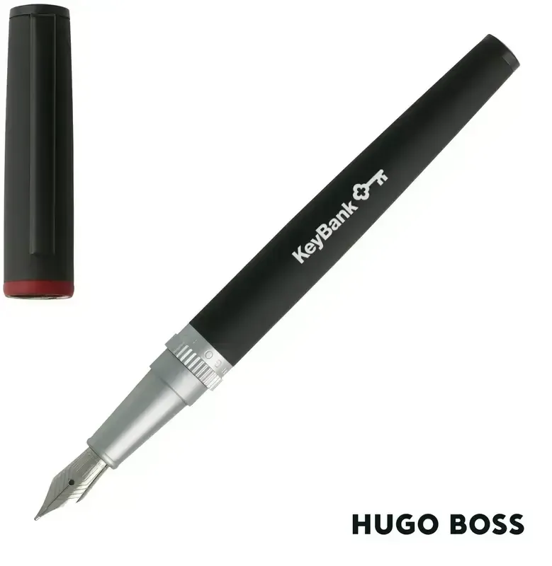 Hugo Boss Gear Chrome Custom Branded Pen - Active Design Expertly Crafted