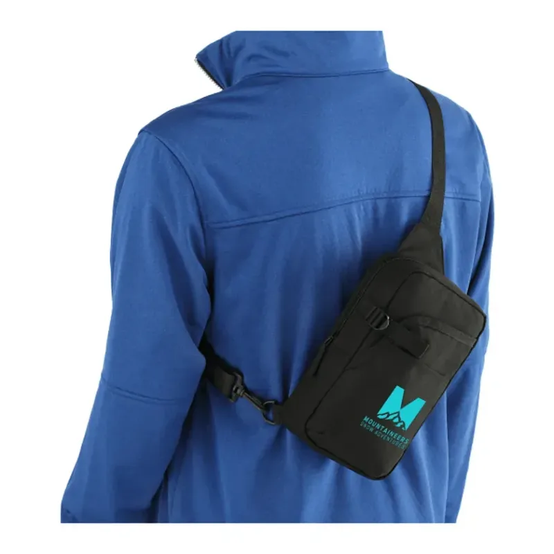 Custom Hydration Sling with Front Water Bottle Pocket — view 6