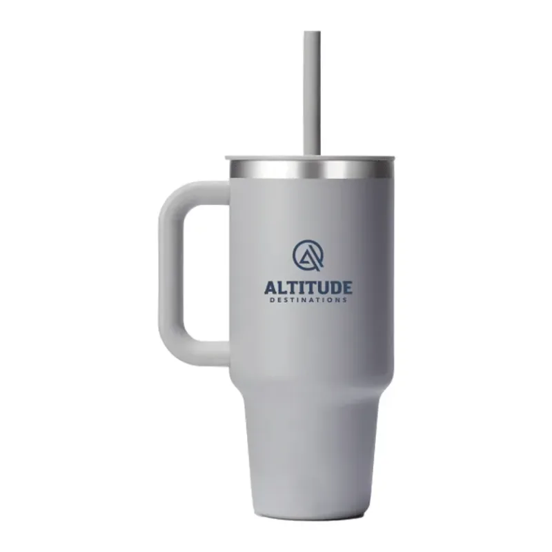 32 oz. Custom Hydro Flask® All Around™ Travel Tumbler with Straw — view 8