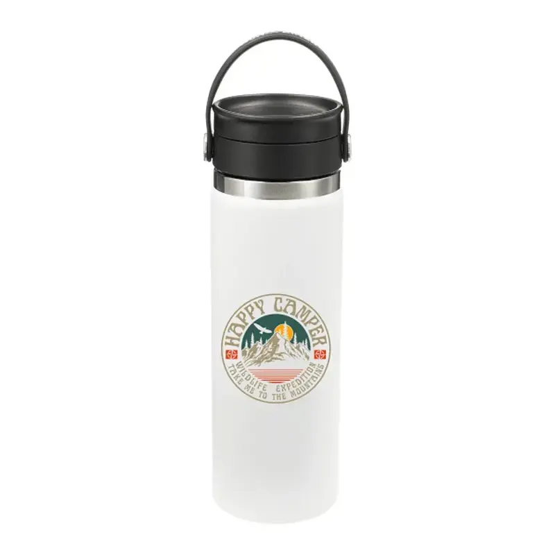 Customized Hydro Flask® Wide Mouth Bottle with Flex Sip Lid™ - 20oz