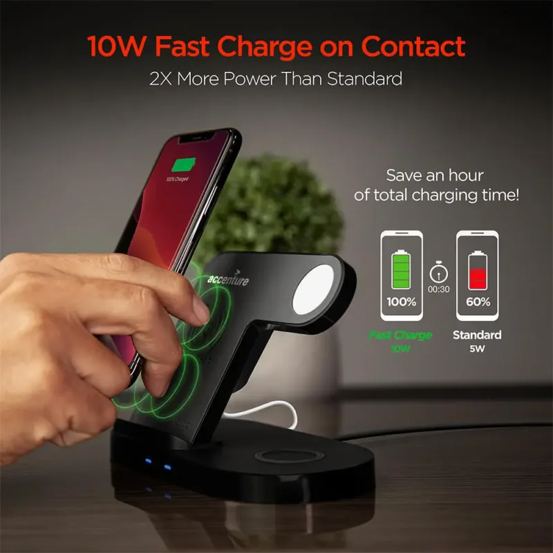 Hypergear 3-in-1 Wireless Charging Dock — view 7