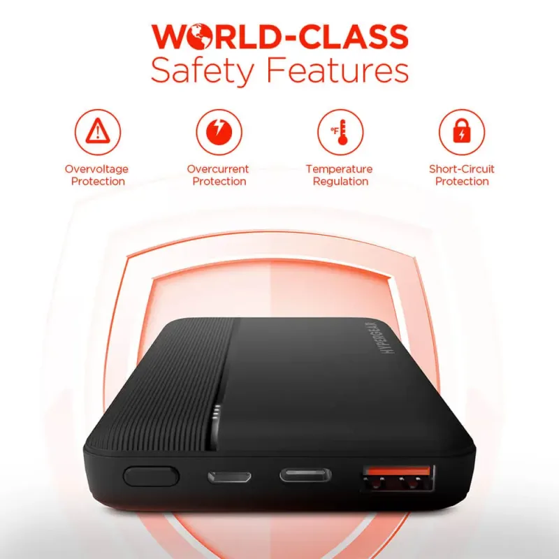 Hypergear Fast Charge Power Bank with Usb-C - Black — view 10