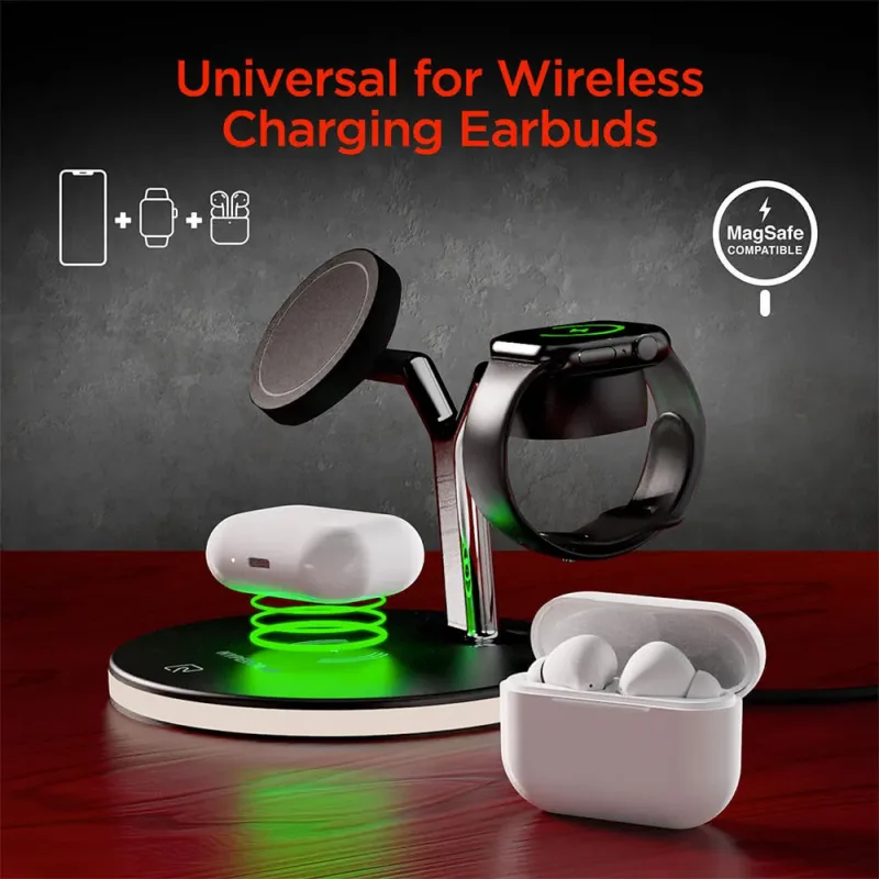 HyperGear MaxCharge 3-in-1 MagSafe Wireless Charging Stand — view 5