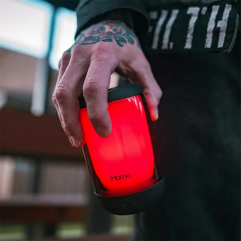 iHome PlayGlow+ Color Changing Bluetooth Speaker — view 11