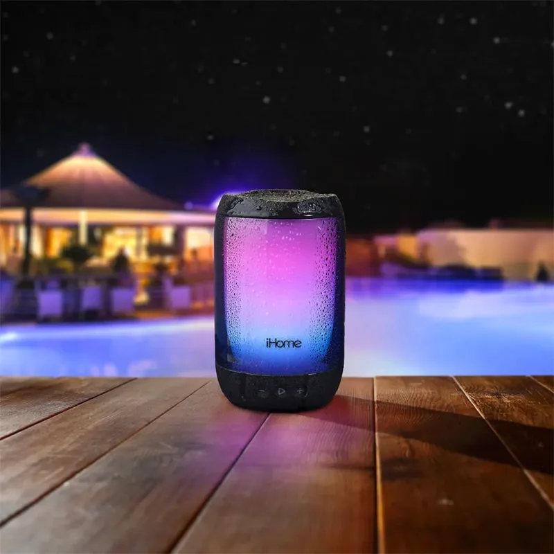 iHome PlayGlow+ Color Changing Bluetooth Speaker — view 9