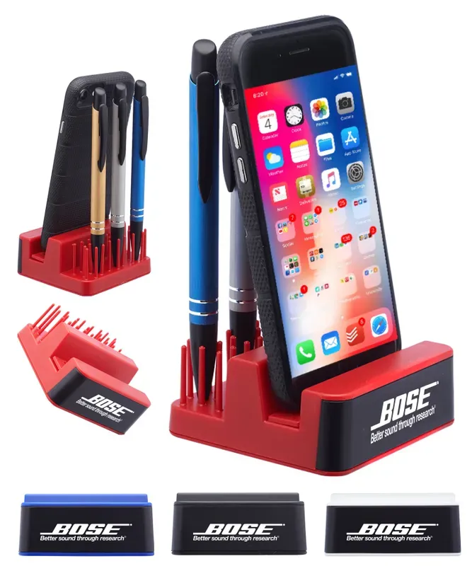 Illuminated Logo Cell Phone Holder Stand