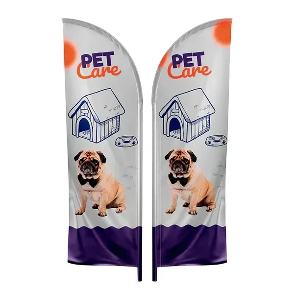 IMPORT 15' Double-Sided Feather Flag
