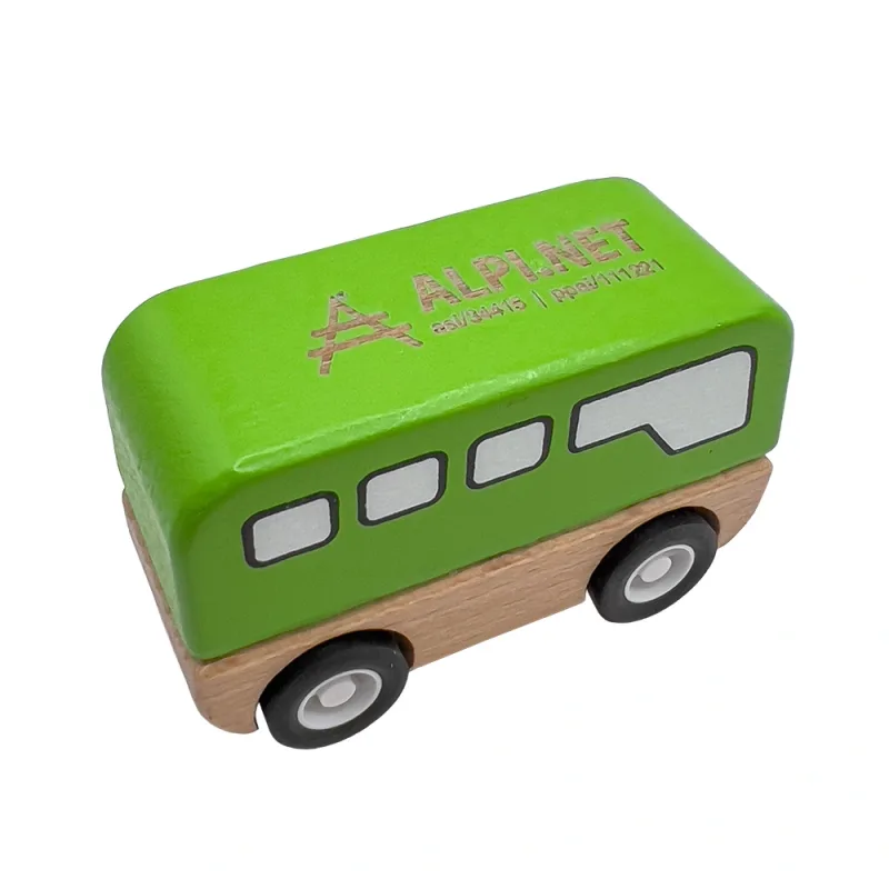Imprinted Wooden Bus — view 6