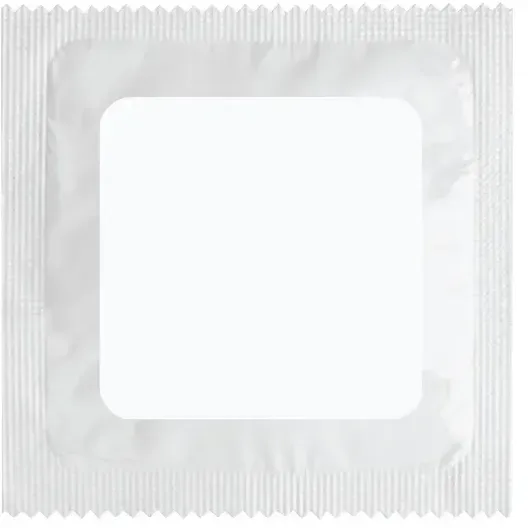 Personalized Square Condom - Individual (4 Color Process Printing) — view 2