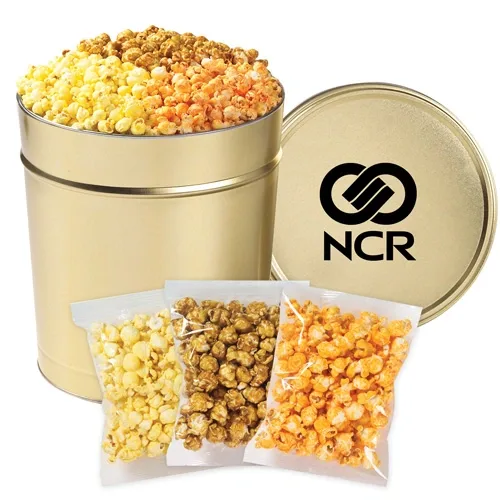 Individually Bagged Popcorn Trio Tin — view 7