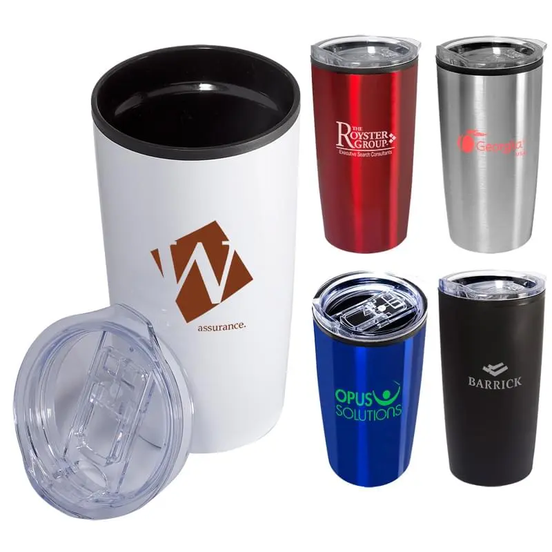 Infinity 20 oz Tumbler with Spill-Resistant Lid and Double-Wall Insulation