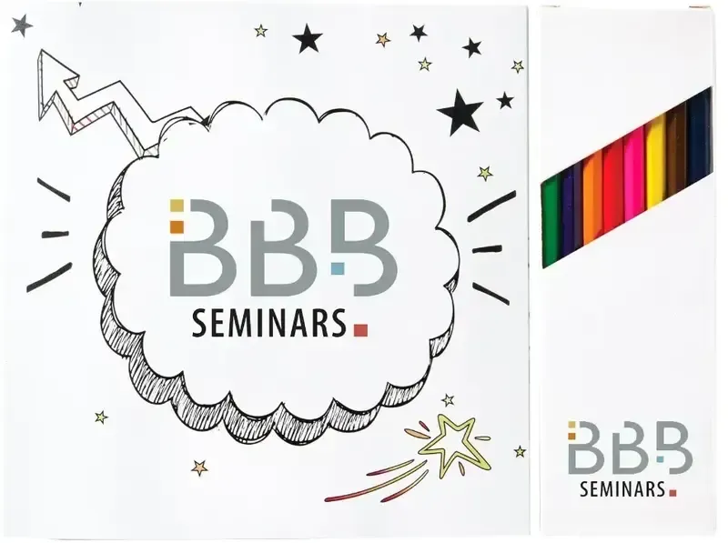 Inspirational Coloring Book & 8 Color Pencil Set