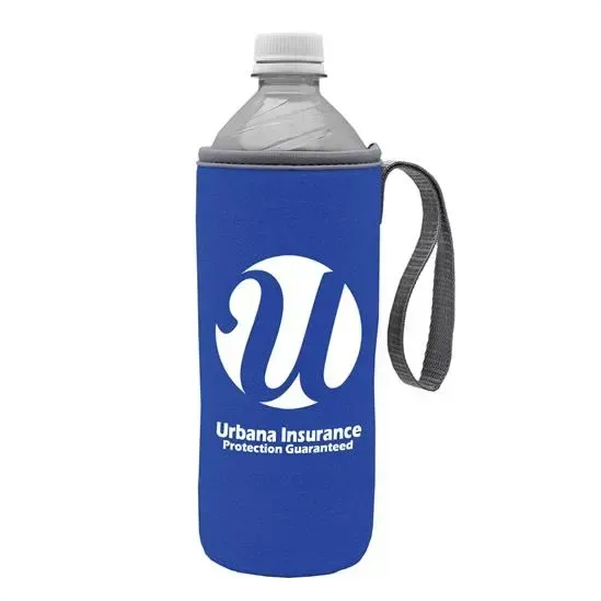 Insulated Water Bottle Caddy w/ Carry Strap — view 10