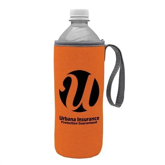 Insulated Water Bottle Caddy w/ Carry Strap — view 9