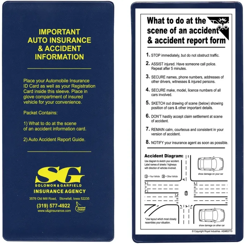 Customized Logo Insurance Card Holder Kit — view 2