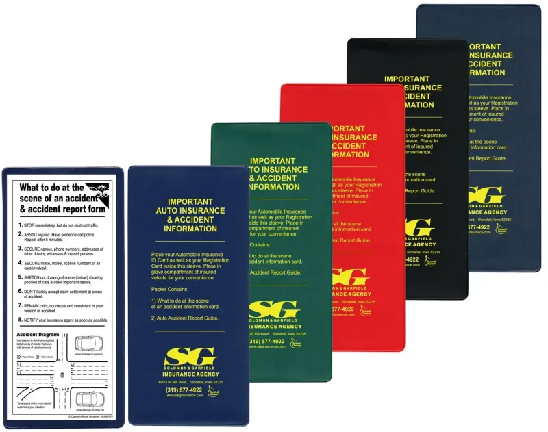 Customized Logo Insurance Card Holder Kit — view 3