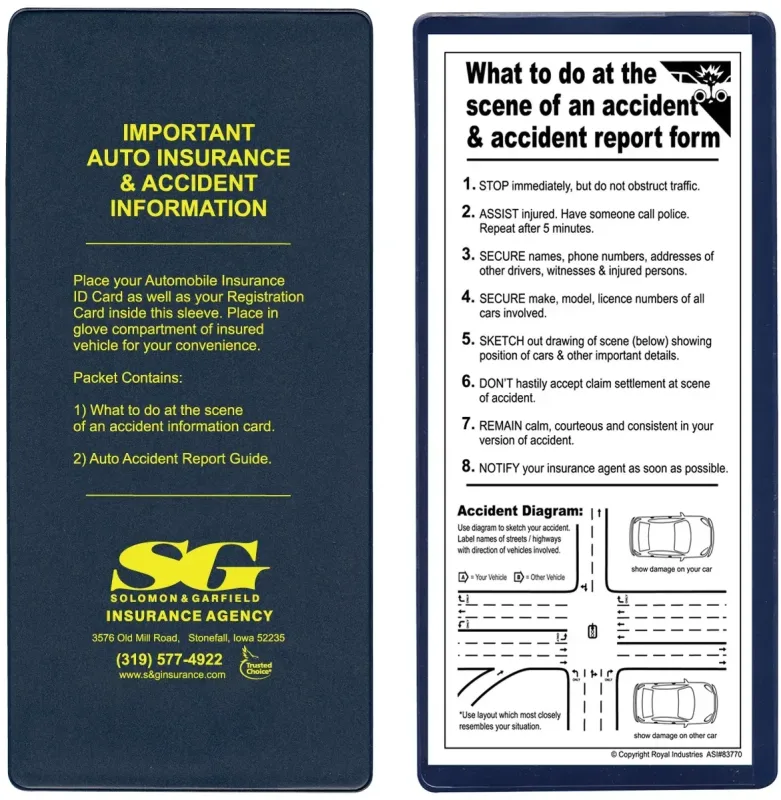 Customized Logo Insurance Card Holder Kit — view 6