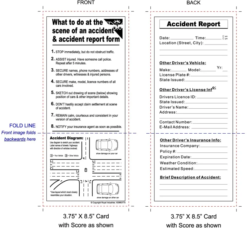 Customized Logo Insurance Card Holder Kit — view 7