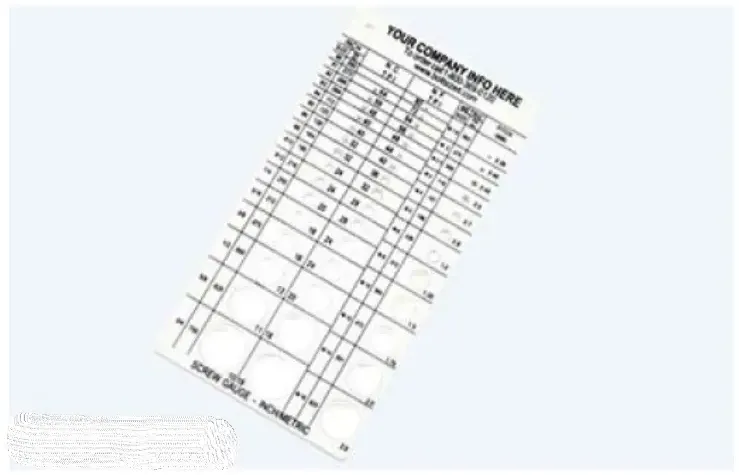 Internally Threaded Screw Gauge