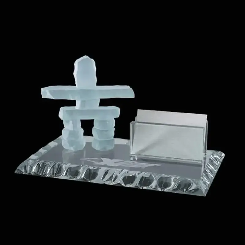 Inukshuk Spirit Business Card Display Stand