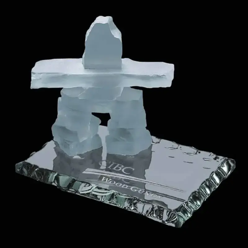 Custom Inukshuk Jade Stone - Symbol of Strong Bonds