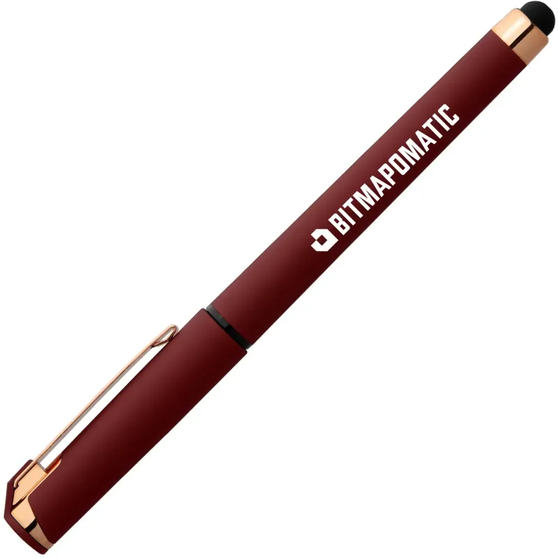 Islander Softy Rose Gold Gel Pen w/ Stylus — view 6