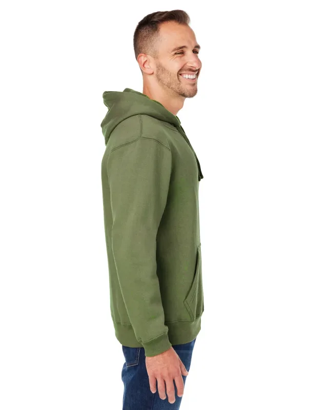J America Adult Premium Fleece Pullover Hooded Sweatshirt — view 37