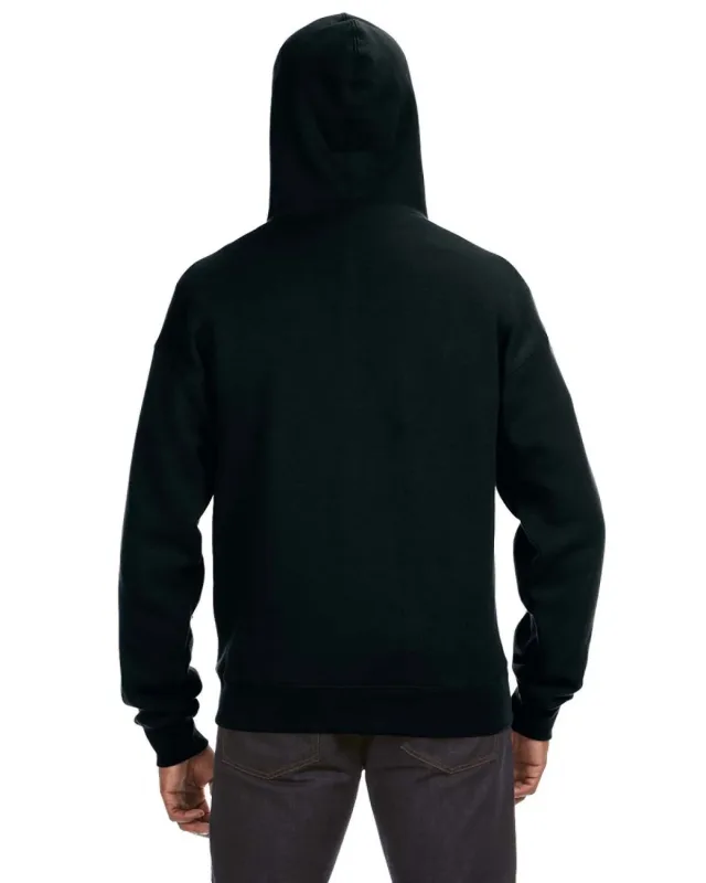 J America Adult Premium Full-Zip Fleece Hooded Sweatshirt — view 9