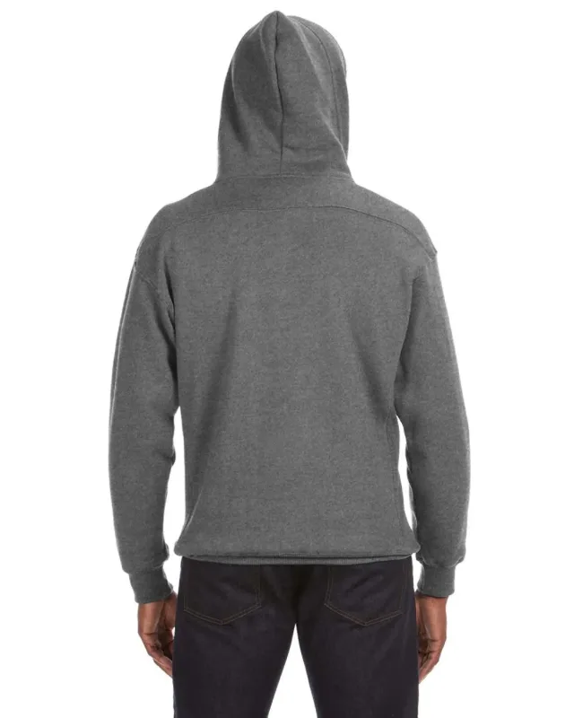 J America Adult Sport Lace Hooded Sweatshirt — view 10