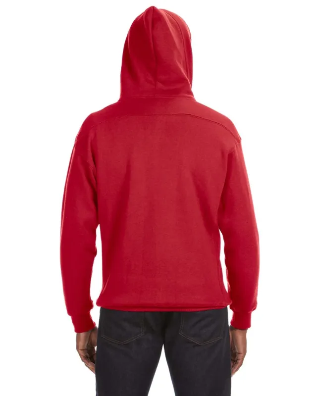 J America Adult Sport Lace Hooded Sweatshirt — view 14