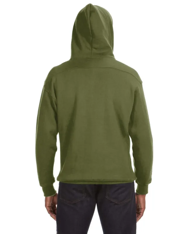 J America Adult Sport Lace Hooded Sweatshirt — view 31