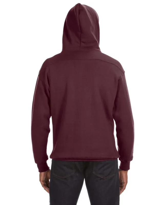 J America Adult Sport Lace Hooded Sweatshirt — view 6