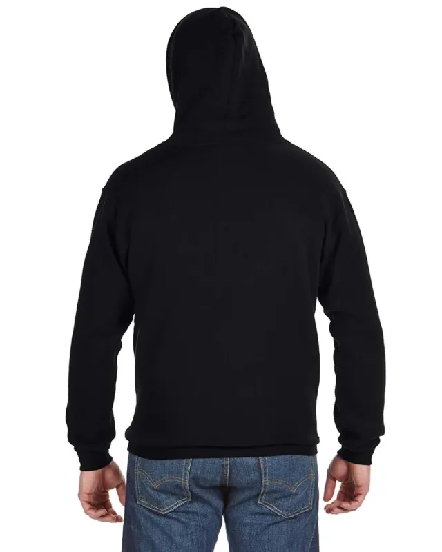 J America Adult Tailgate Fleece Pullover Hooded Sweatshirt — view 8