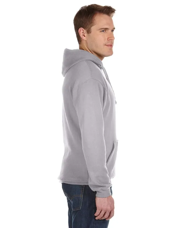 J America Adult Tailgate Fleece Pullover Hooded Sweatshirt — view 3