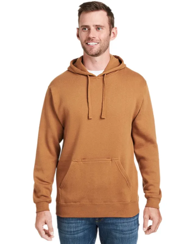 J America Adult Tailgate Fleece Pullover Hooded Sweatshirt — view 4