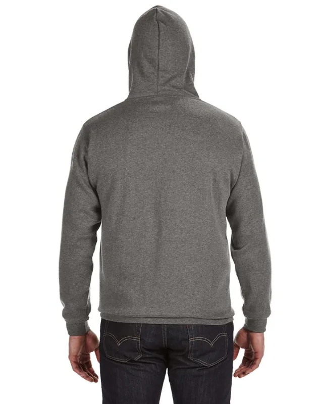 J America Adult Tailgate Fleece Pullover Hooded Sweatshirt — view 5