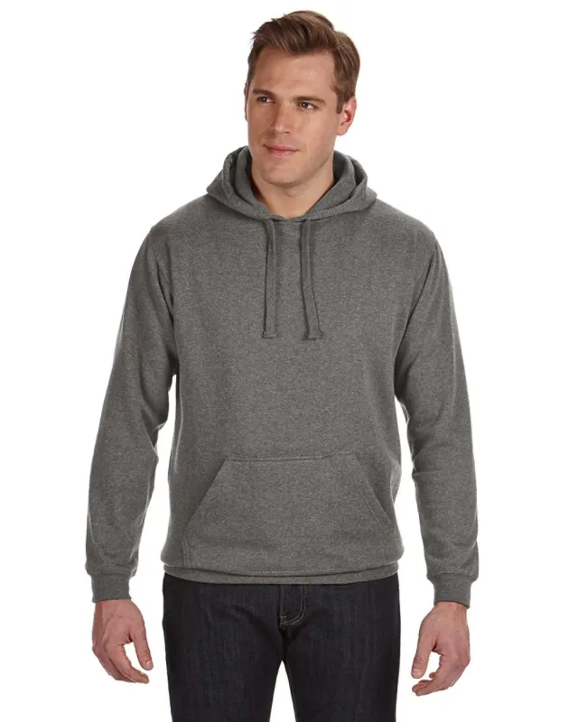 J America Adult Tailgate Fleece Pullover Hooded Sweatshirt — view 6