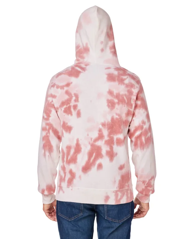 J America Adult Tie-Dye Pullover Hooded Sweatshirt — view 12
