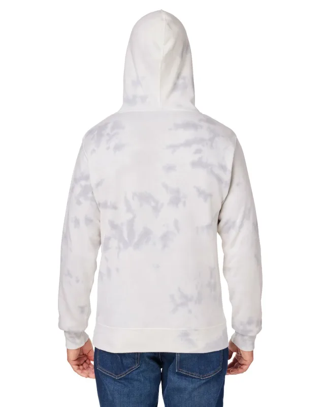 J America Adult Tie-Dye Pullover Hooded Sweatshirt — view 15