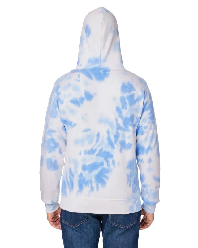 J America Adult Tie-Dye Pullover Hooded Sweatshirt — view 21