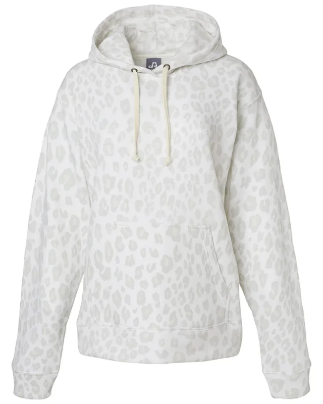 J America Adult Triblend Pullover Fleece Hooded Sweatshirt — view 86