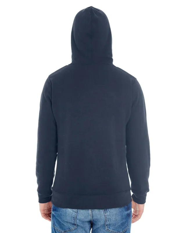 J America Adult Triblend Pullover Fleece Hooded Sweatshirt — view 57